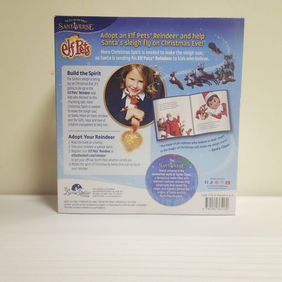 NEW Elf Pets A Reindeer Tradition Plush & Storybook Elf On The Shelf NIB Gift - Picture 4 of 9